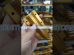 pré-carga Wirewound abrigada de alumínio do resistor de 150W 25R F para a indústria militar