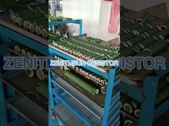 O círculo dá forma ao resistor cerâmico da ferida do fio do freio do resistor do poder do cimento