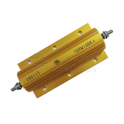 da ferida folheada do fio do metal do resistor do poder superior 100W travagem dinâmica