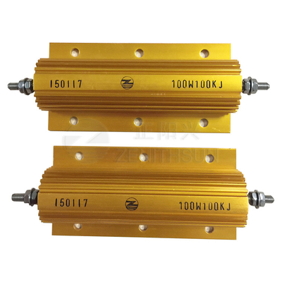da ferida folheada do fio do metal do resistor do poder superior 100W travagem dinâmica