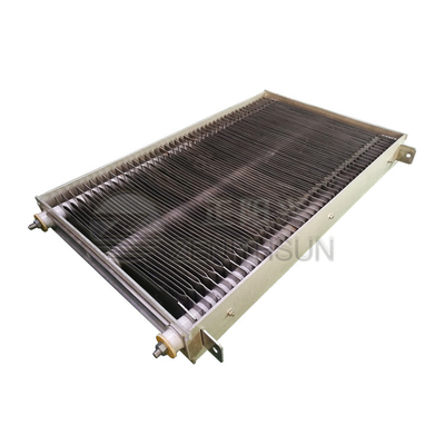 grade de aço inoxidável aterrando neutra do resistor 0.6Ohm que trava para o motor do trem