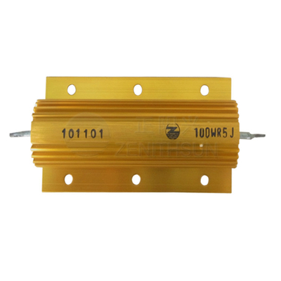 da ferida folheada do fio do metal do resistor do poder superior 100W travagem dinâmica